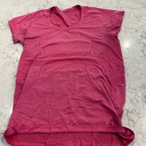 Pink Lululemon Hip Length Swiftly
